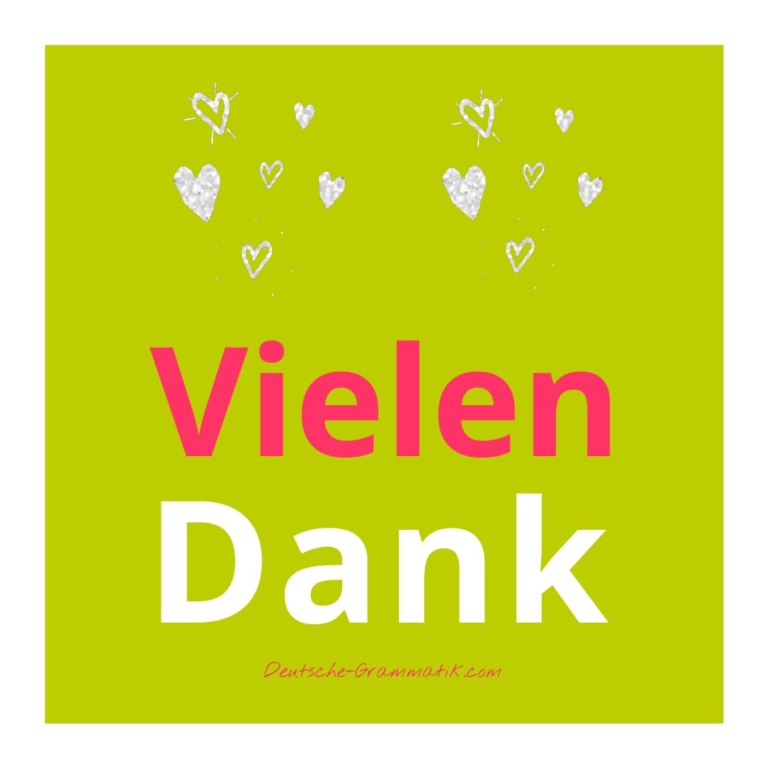 Vielen Dank